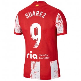 Camisolas de futebol Atlético Madrid Luis Suarez 9 Equipamento Principal 2021/22 Manga Curta